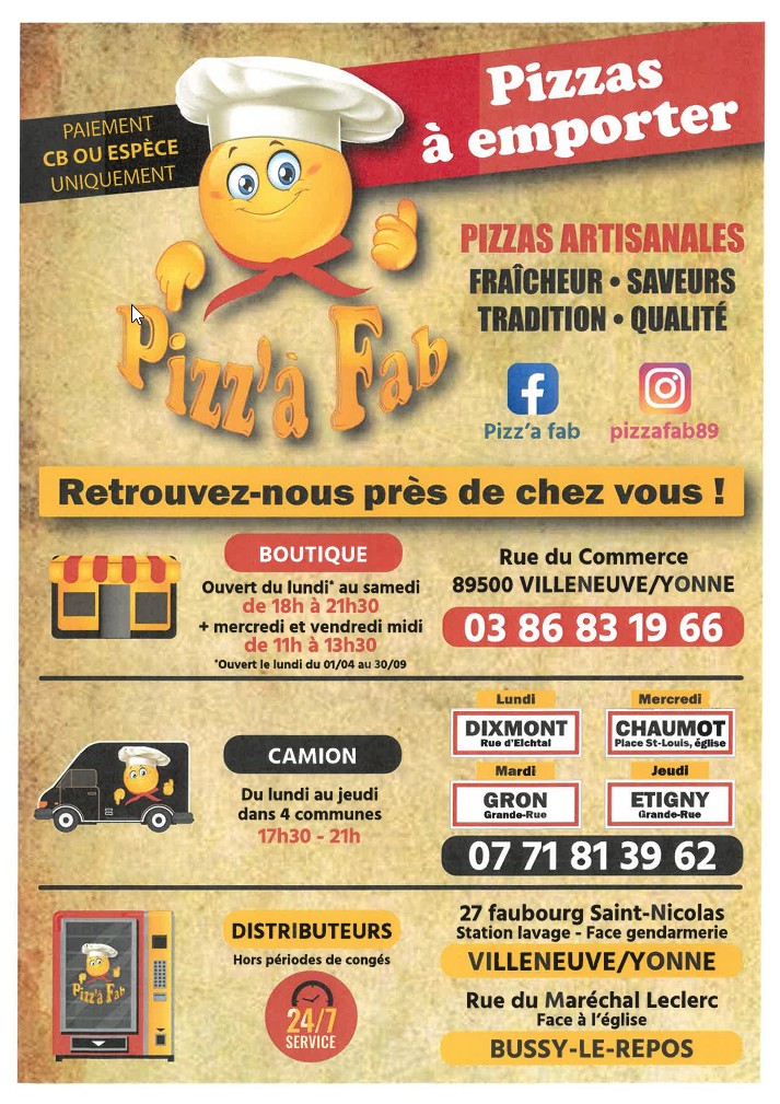 Prospectus pizza Fab