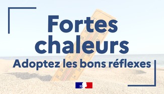 Affiche alerte forte chaleur