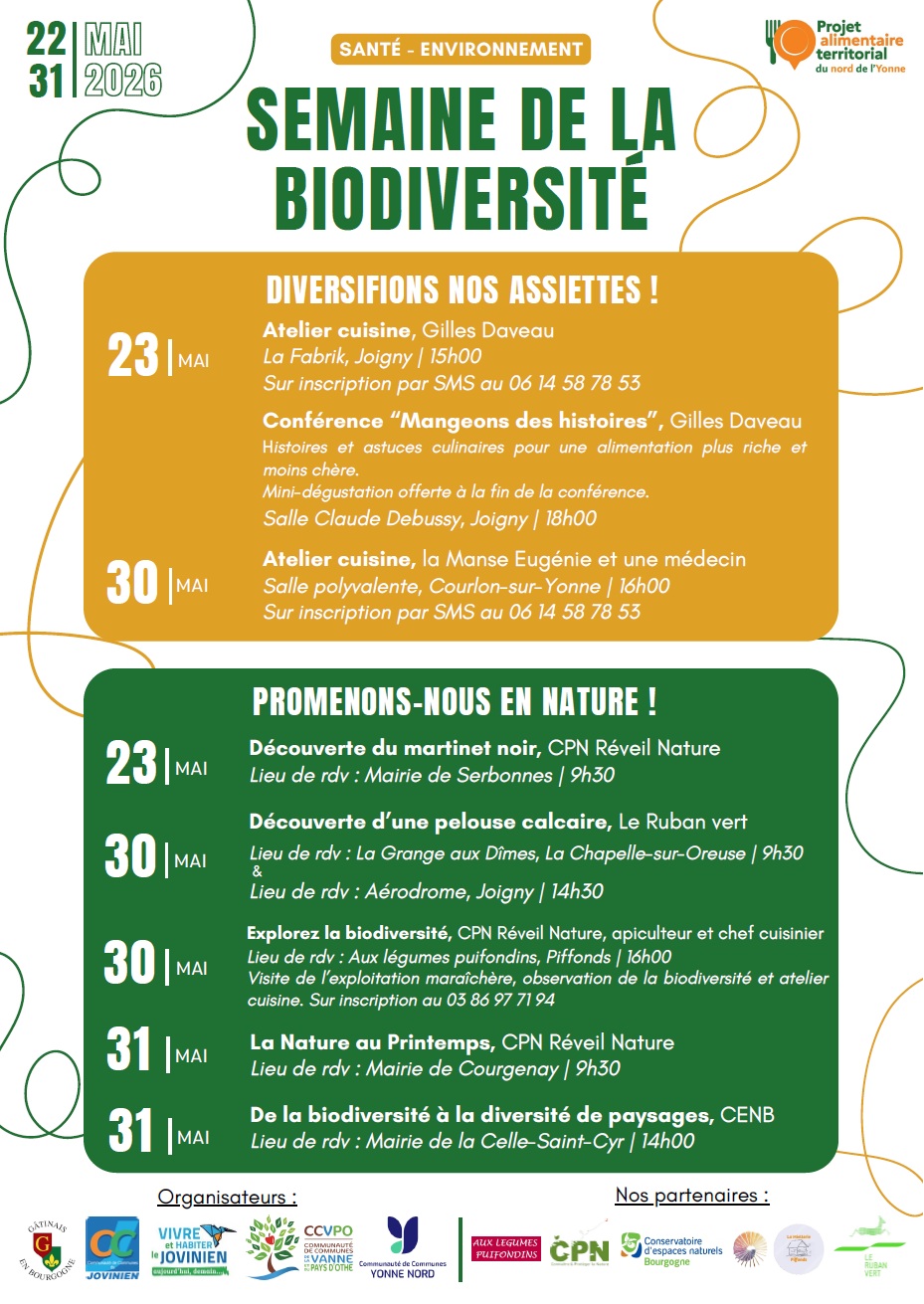 Affiche semaine de la nature 2026